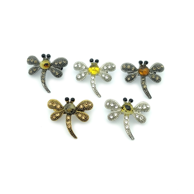 Брошь "Стрекоза" янт